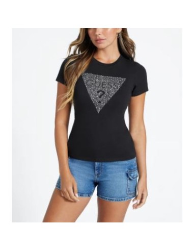 GUESS CAMISETAS Q4VI02K9TJ1_NG NEGRO (W)