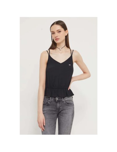 TOMMY HILFIGER TOP DW0DW17802_NG NEGRO (W)