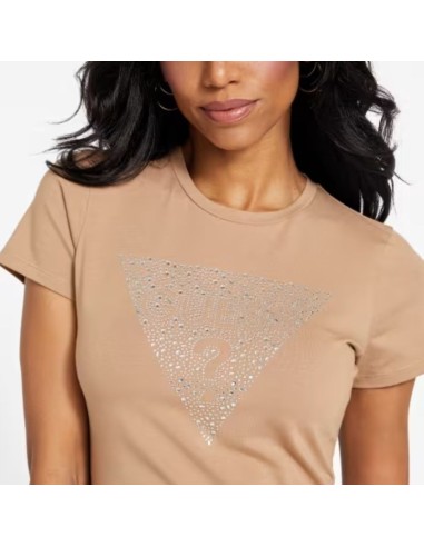 GUESS CAMISETAS Q4VI02K9TJ1_BE BEIGE (W)