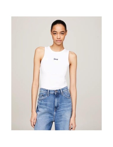 TOMMY HILFIGER TOP DW0DW17838_BL BLANCO (W)