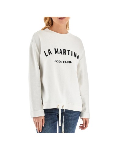 LA MARTINA SUDADERA WWF304FP541_BL BLANCO (W)