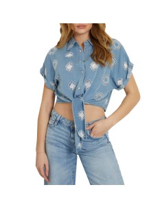 GUESS CAMISA W4GH34D5CD1_AZ AZUL (W)