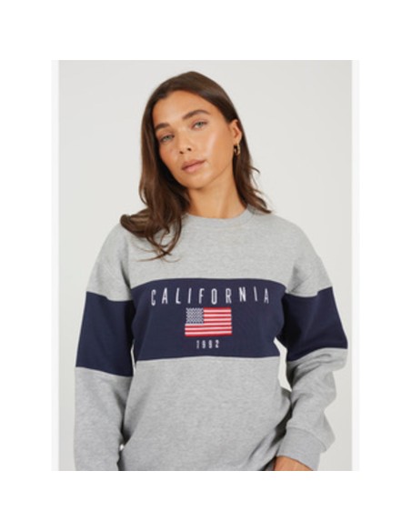 BRAVE SOUL SUDADERA 69NORAGRY_GR GRIS (W)