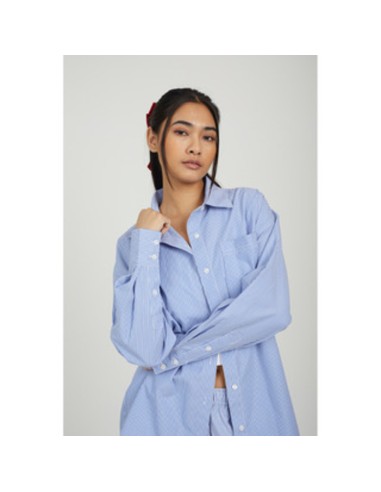 BRAVE SOUL CAMISA 659ALMA_AZ AZUL (W)