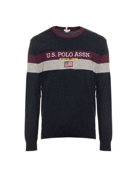 US POLO JERSEY 66574_MAR MARINO (M)