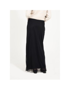 BRAVE SOUL FALDA 225FLAXBLK_NG NEGRO (W)