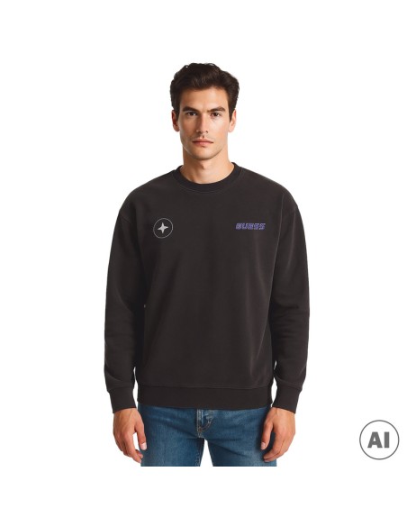 GUESS SUDADERA Z4BQ16K6ZS1_NG NEGRO (M)