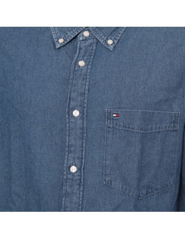 TOMMY HILFIGER CAMISA XM0XM02457_AZ AZUL (M)