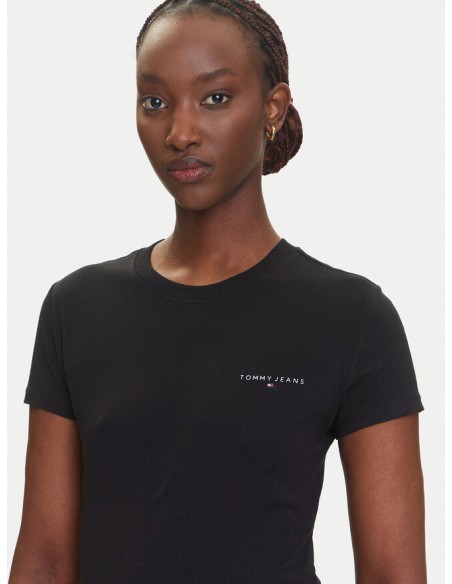 TOMMY HILFIGER CAMISETAS DW0DW21164_NG NEGRO (W)