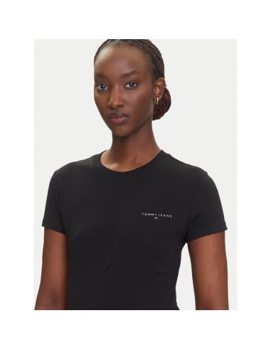 TOMMY HILFIGER CAMISETAS DW0DW21164_NG NEGRO (W)