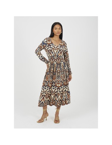 BRAVE SOUL VESTIDO AZTEC_CRU CRUDO (W)
