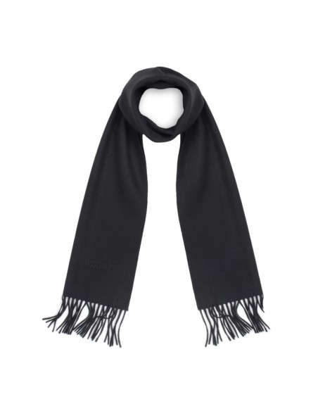 MOSCHINO BUFANDA 50092M5165_NG NEGRO (COM)