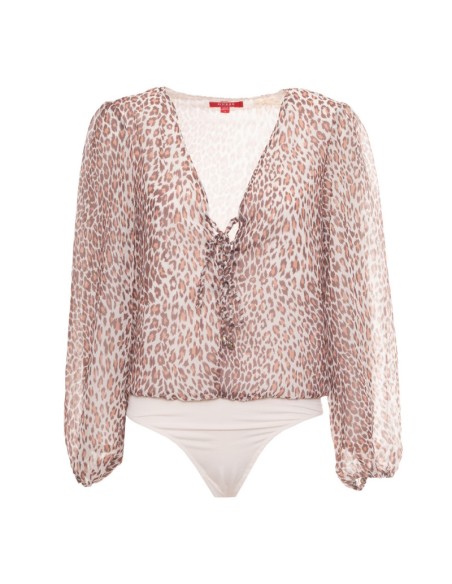 GUESS CAMISA Q3GP05WCLH2SR_AP ANIMAL PRINT (W)