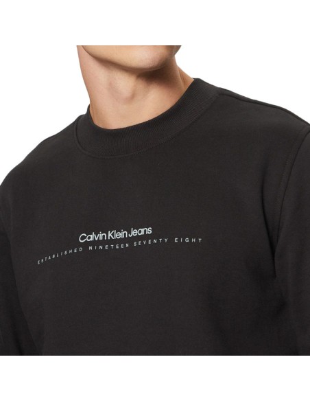 CALVIN KLEIN SUDADERA J30J327119_NG NEGRO (M)