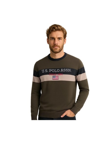 US POLO JERSEY 66574_CAQ CAQUI (M)
