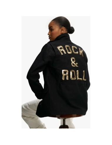 SUPERDRY CHAQUETA W5011938A_NG NEGRO (W)