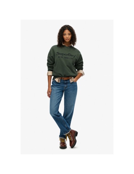 SUPERDRY SUDADERA W2012395A_VE VERDE (W)