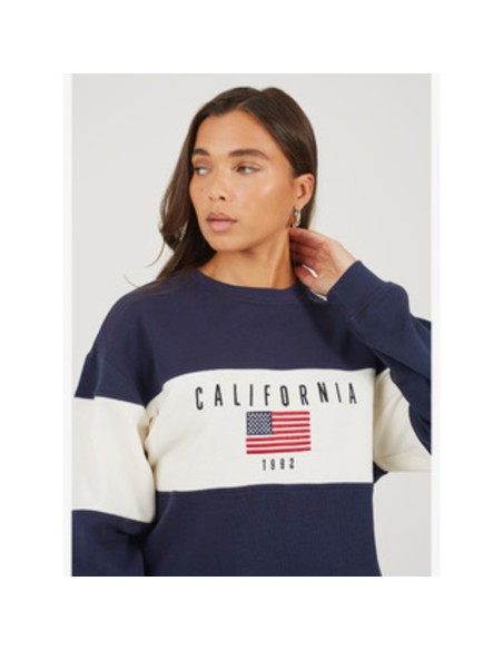 BRAVE SOUL SUDADERA 69NORA_MAR MARINO (W)