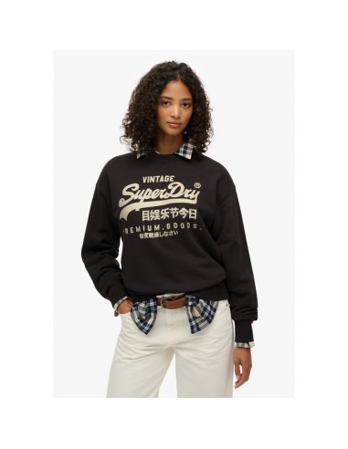 SUPERDRY SUDADERA W2012399A_NG NEGRO (W)