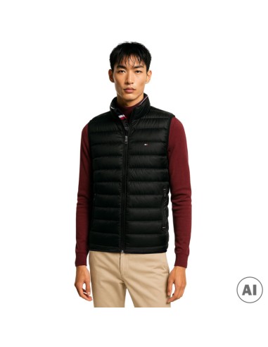 TOMMY HILFIGER CHALECO MW0MW18762_NG NEGRO (M)