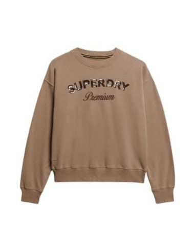 SUPERDRY SUDADERA W2012455A_MA MARRON (W)