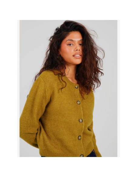 BRAVE SOUL CHAQUETA 125EVAOLIVE_MOS MOSTAZA (W)