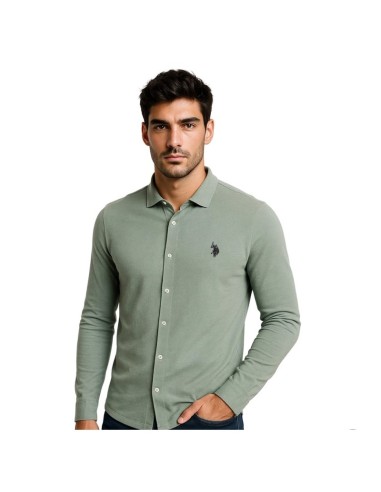 US POLO CAMISA 67580_VE VERDE (M)