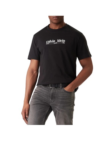 CALVIN KLEIN CAMISETAS LV14RE831G_NG NEGRO (M)