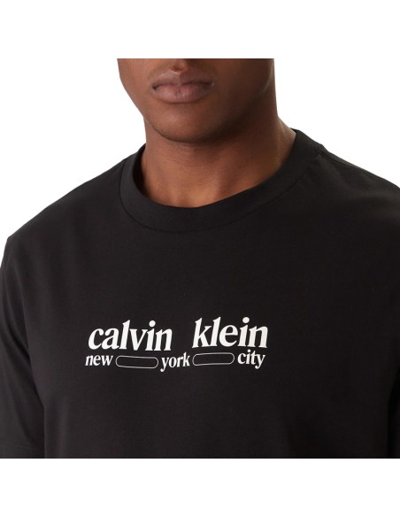 CALVIN KLEIN CAMISETAS LV14RE831G_NG NEGRO (M)