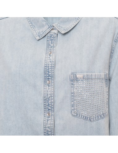 GUESS CAMISA Q4BH04D5K99_DE DENIM (W)
