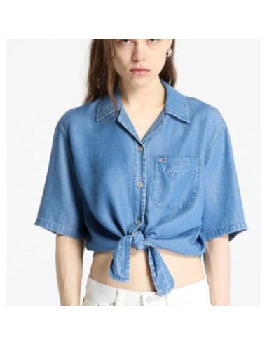 TOMMY HILFIGER CAMISA DW0DW20603_DE DENIM (W)
