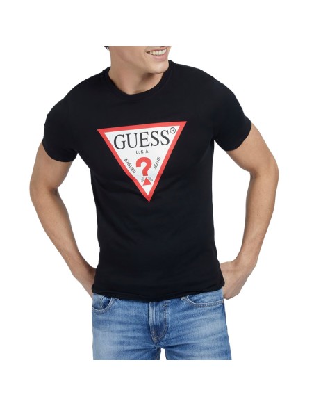 GUESS CAMISETAS M1RI71I3Z11_NG NEGRO (M)
