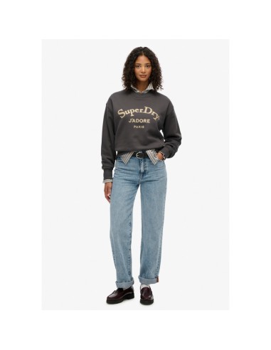 SUPERDRY SUDADERA W2012395A_NG NEGRO (W)