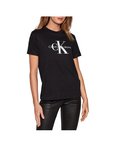 CALVIN KLEIN CAMISETAS J20J219142_NG NEGRO (W)