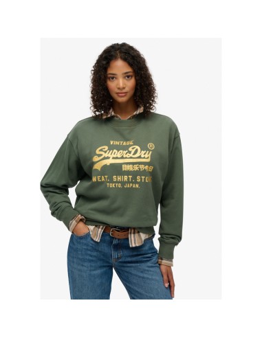 SUPERDRY SUDADERA W2012399A_VE VERDE (W)