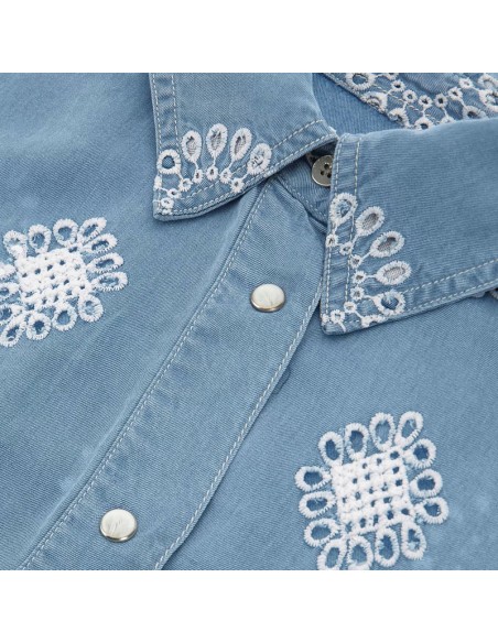 GUESS CAMISA W4GH34D5CD1_AZ AZUL (W)