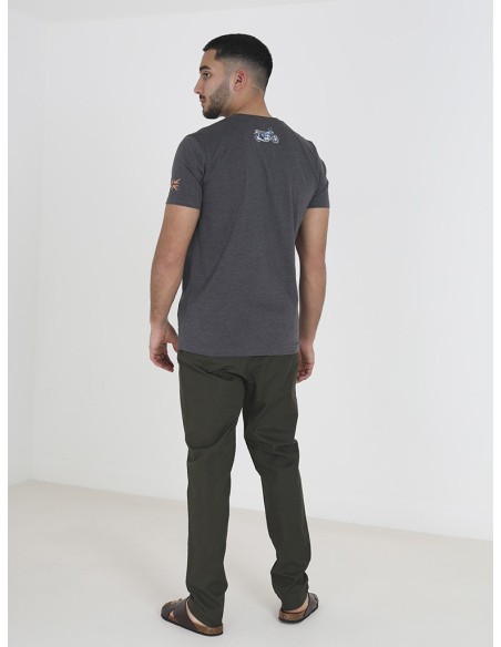 BRAVE SOUL CAMISETAS 149MOTOC_GR GRIS (M)