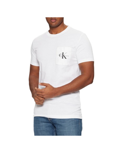 CALVIN KLEIN CAMISETAS J30J320936_BL BLANCO (M)