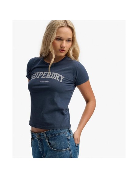 SUPERDRY CAMISETAS W1011877AJUA MARINO (W)