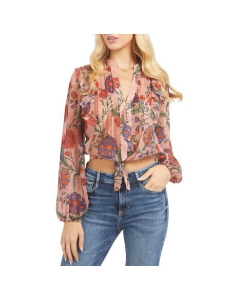 GUESS CAMISA W3BH52WDWT2_EST ESTAMPADO MULTICOLOR (W)