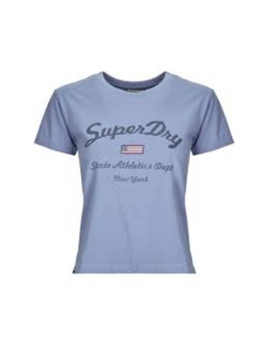 SUPERDRY CAMISETAS W1011877A5AW AZUL (W)