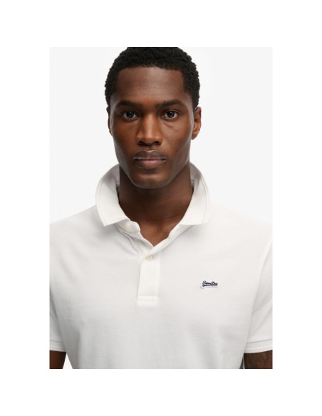 SUPERDRY POLO M1110452A01C BLANCO (M)