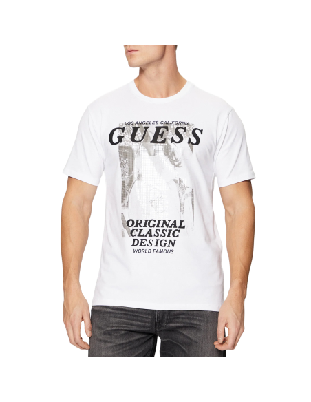GUESS CAMISETAS M4BI47J1314_BL BLANCO (M)