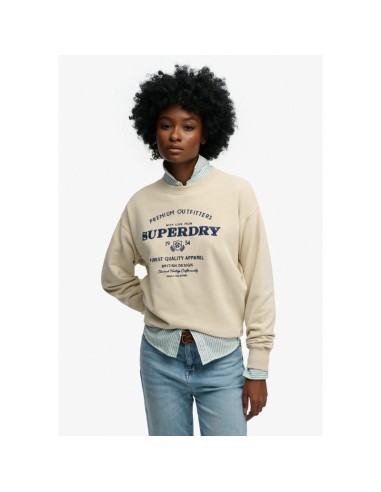 SUPERDRY SUDADERA W2012577A9JI BEIGE (W)