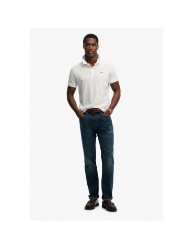 SUPERDRY POLO M1110452A01C BLANCO (M)