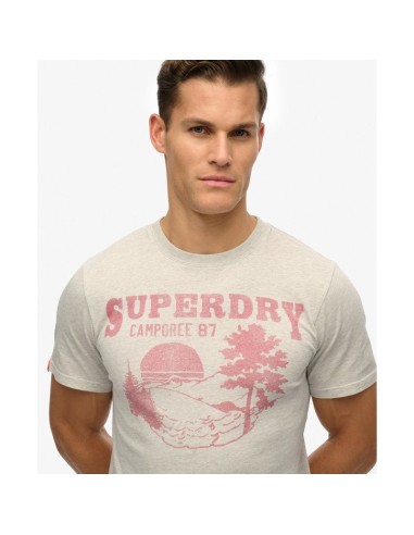 SUPERDRY CAMISETAS M1012177AHIZ GRIS (M)