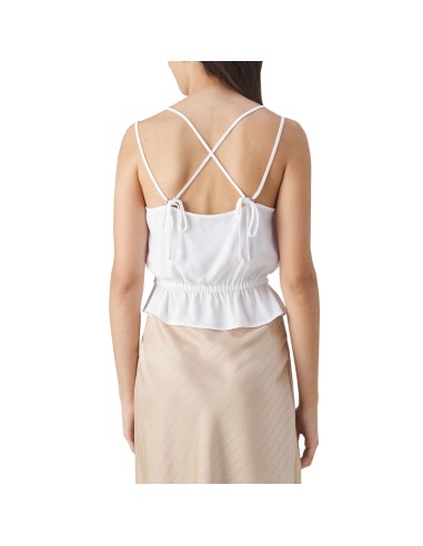 TOMMY HILFIGER TOP DW0DW17802_BL BLANCO (W)