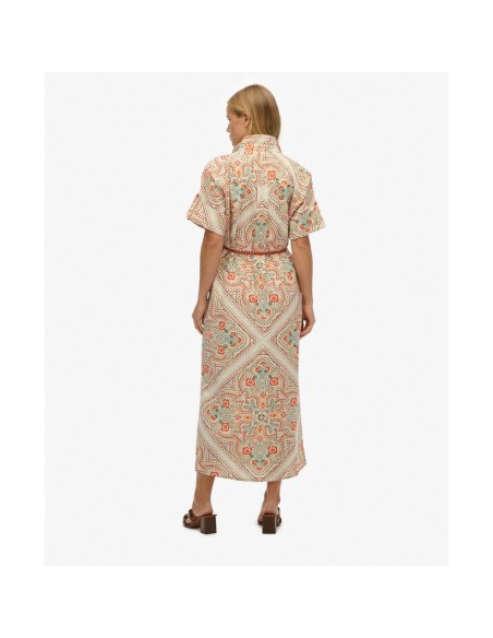 SUPERDRY VESTIDO W8011893AF4T BEIGE (W)