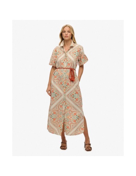 SUPERDRY VESTIDO W8011893AF4T BEIGE (W)