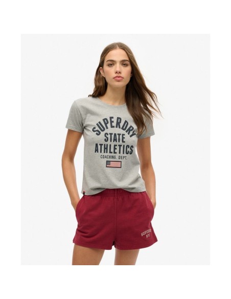 SUPERDRY CAMISETAS W1011604A07Q GRIS (W)